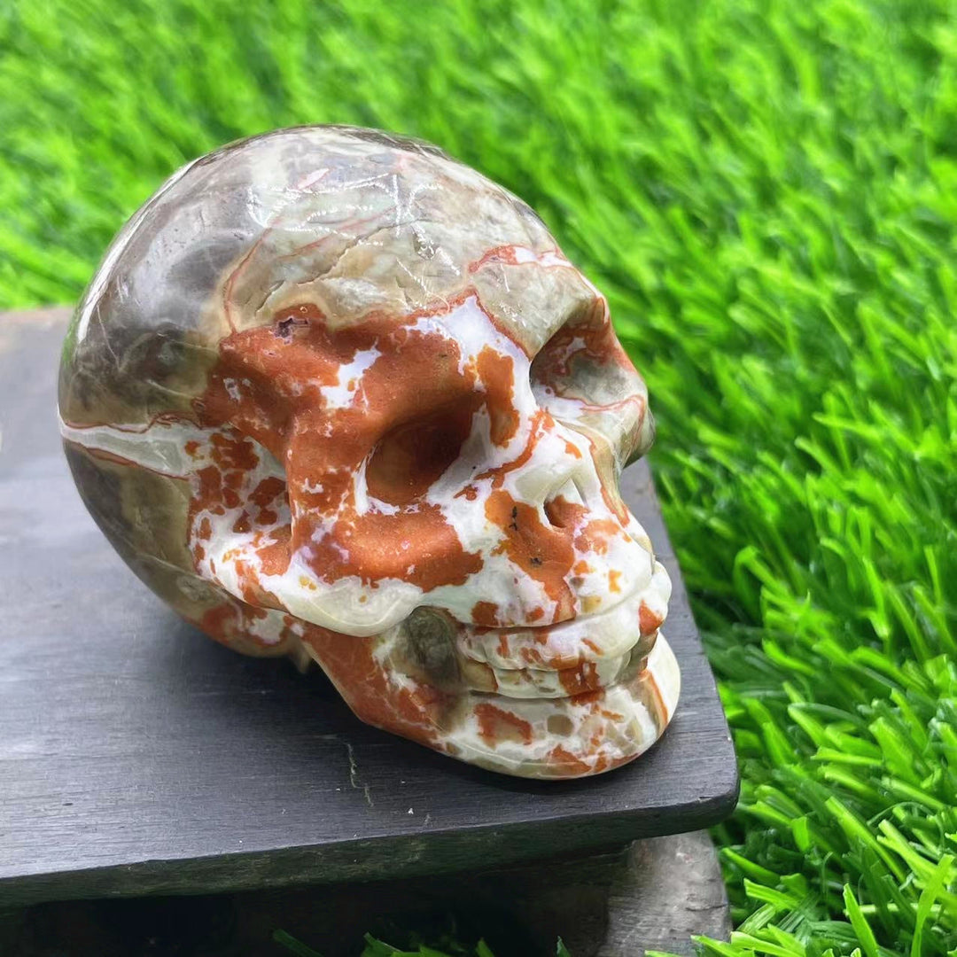 Olivenorma 5cm Carved Natural Crystal Skull Gemstone Decoration - image 3