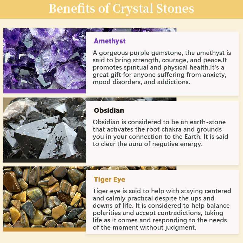 Amethyst Sphere With Obsidian Tiger Eye Orgone Pyramid - image 10