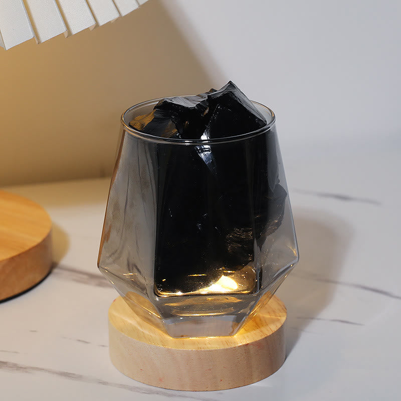 Olivenorma Indoor Crystal Aromatherapy Stone Lampz - Obsidian - Shangri-la - image 4