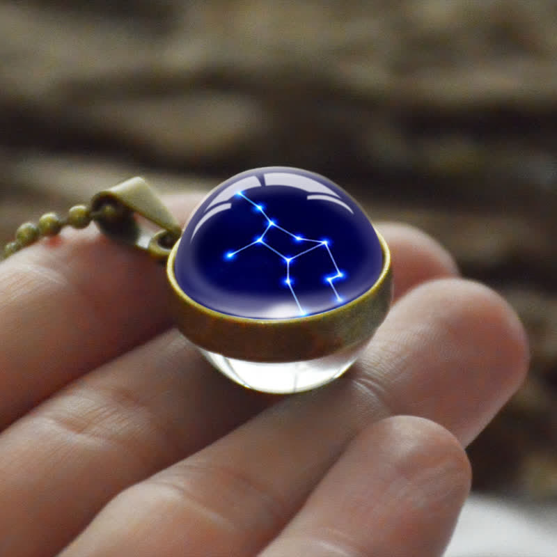 Olivenorma Zodiac Star Starry Glass Necklace - Taurus - image 3