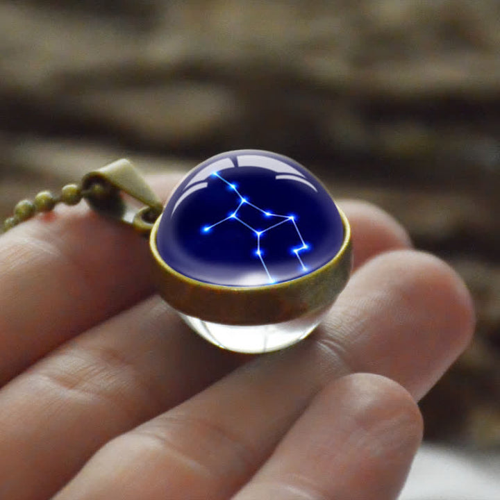 Olivenorma Zodiac Star Starry Glass Necklace - Taurus - image 3