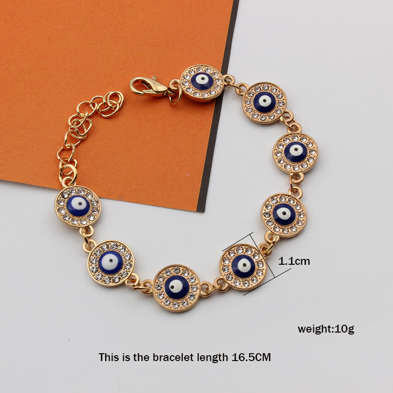 Olivenorma "Always Protected" Gold Chain Evil Eye Bracelet  - image 3