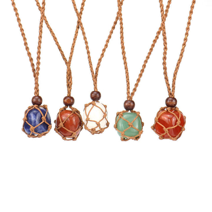 Natural Crystal Protection Necklace - image 0
