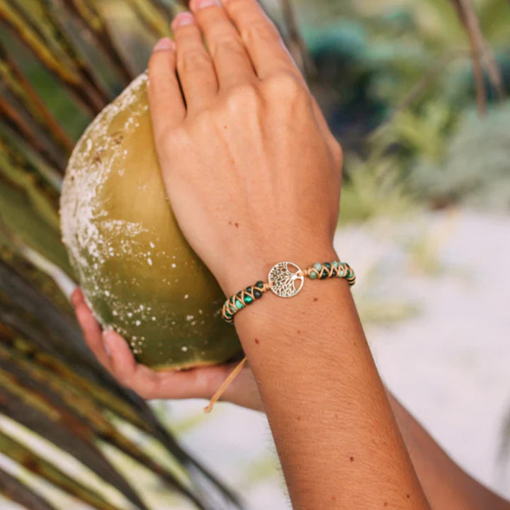 Amazonite Tree Of Life Balance Bracelet - image 1