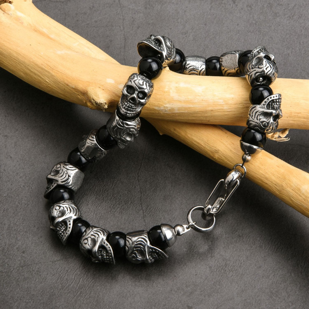 Olivenorma Natural Tiger Eye Handmade Stainless Steel Bracelet - image 26