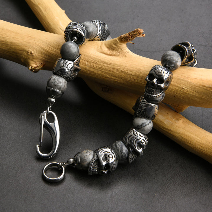 Olivenorma Natural Tiger Eye Handmade Stainless Steel Bracelet - image 19