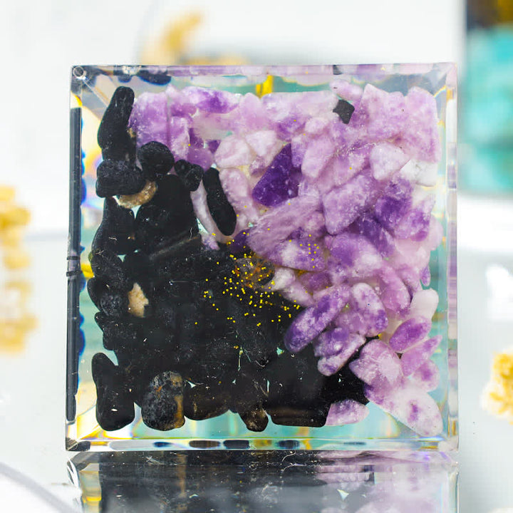 Olivenorma Blue Chalcedony Tree Of Life Orgone Pyramid - image 2