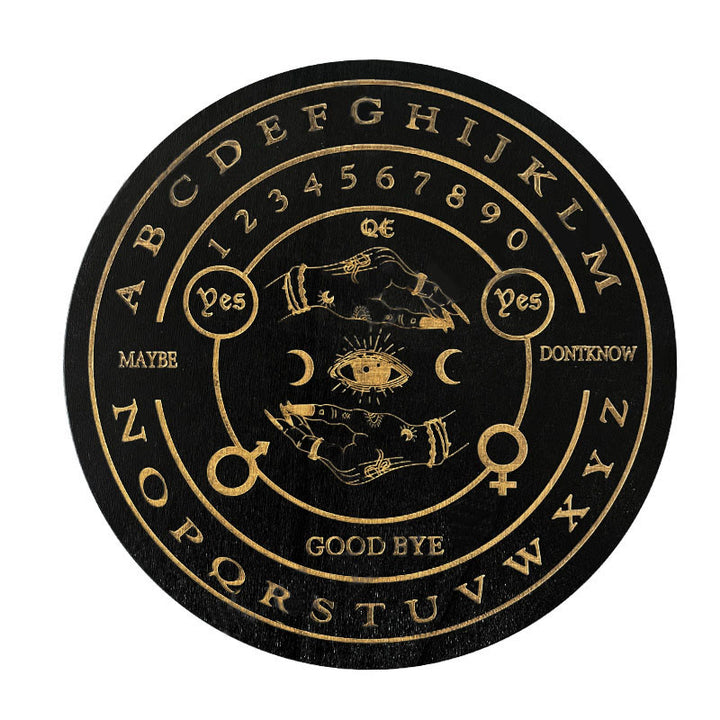 Olivenorma The Wooden Divination Pendulum Game Tarot Card - Black - Evil Eye & Moon - image 13