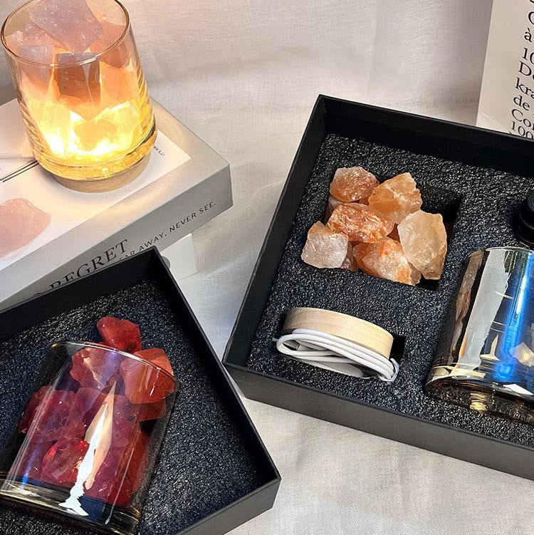 Olivenorma Flameless Diffuser Gift Box Crystal Aromatherapy Lamp - image 10