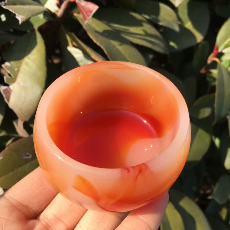 Olivenorma Carnelian Bowl Energy Crystal Decoration - image 1