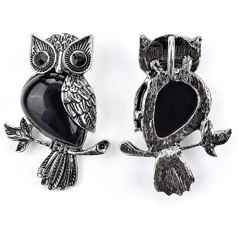 Olivenorma Natural Stone Owl Necklace - image 19
