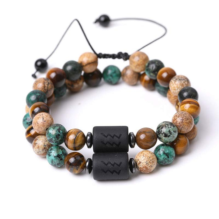Tiger Eye Picture Jasper Zodiac Bracelet - image 13