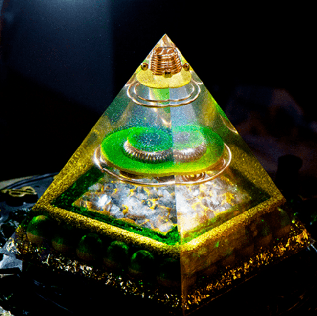 Olivenorma Abundance And Joy- Green Life Orgone Pyramid - image 2
