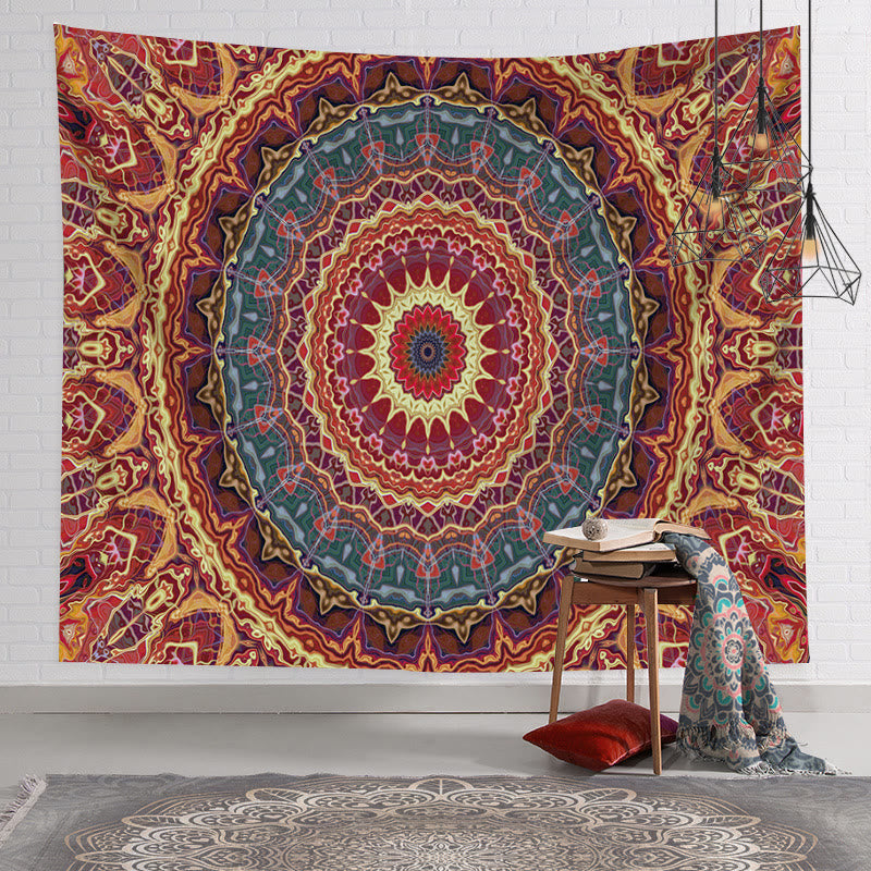 Olivenorma Yoga Backdrop Fabric Decorative Wall Covering Mural Tapestry - Flannel - Red - 78.74"*59.05"(200*150cm) - image 25