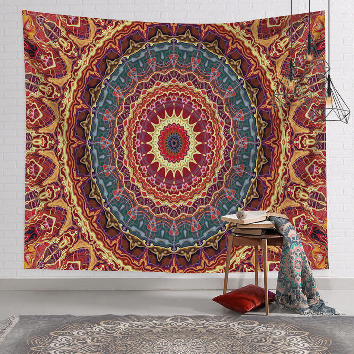 Olivenorma Yoga Backdrop Fabric Decorative Wall Covering Mural Tapestry - Flannel - Red - 78.74"*59.05"(200*150cm) - image 25