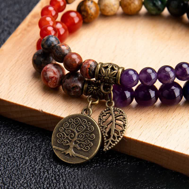 Natural Chakra Tree Of Life Bracelet - image 2