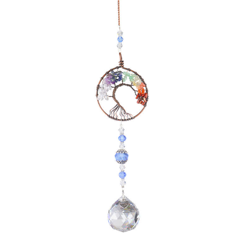 Olivenorma Chakra Reiki Tree Of Life Suncatcher - image 7