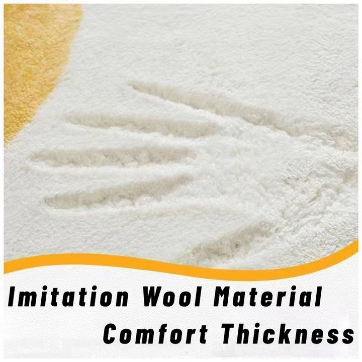 Olivenorma White Hamsa Symbol Soft Area Carpet - image 8