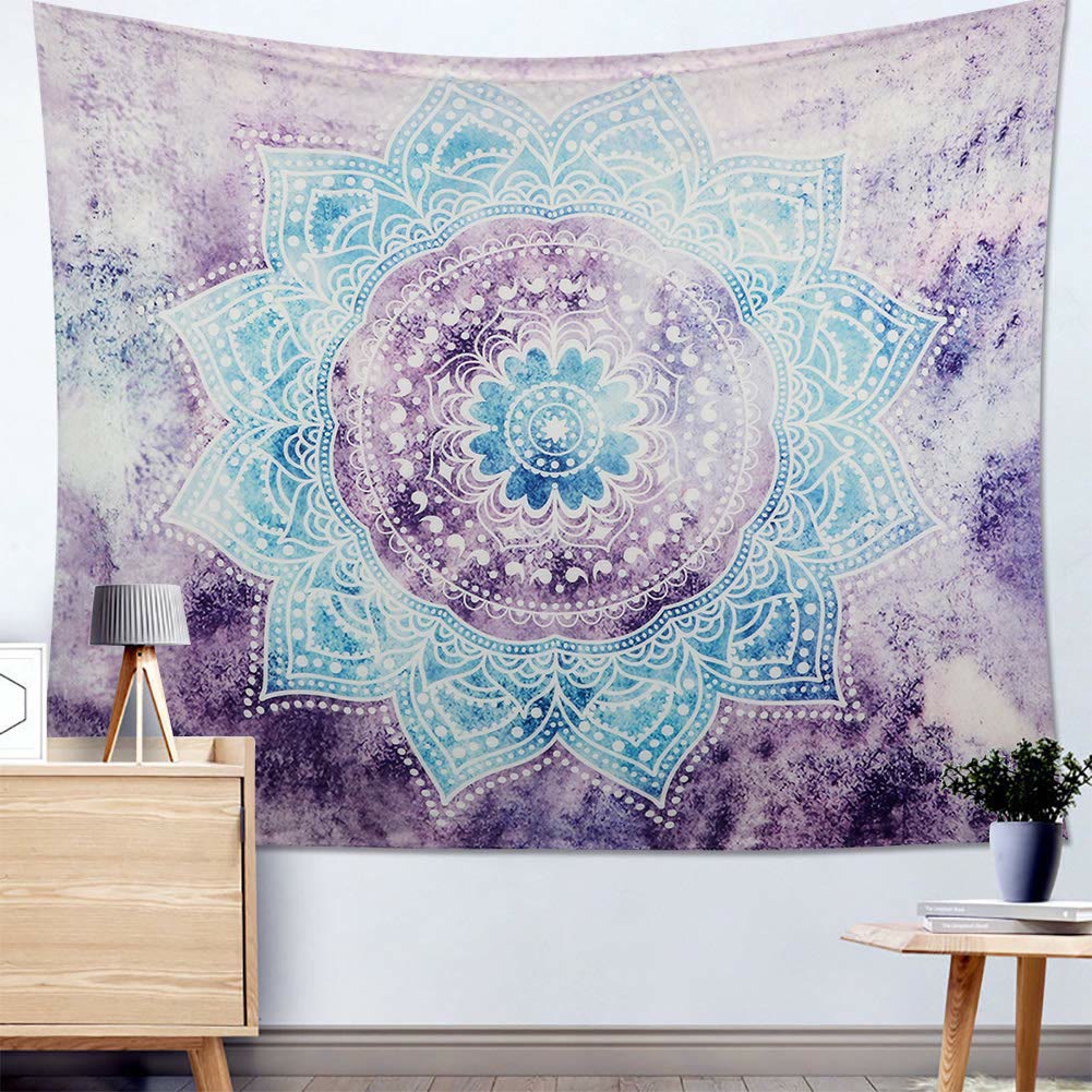Olivenorma Mandala Purple Blue Wall Hanging Decor Tapestry - image 3