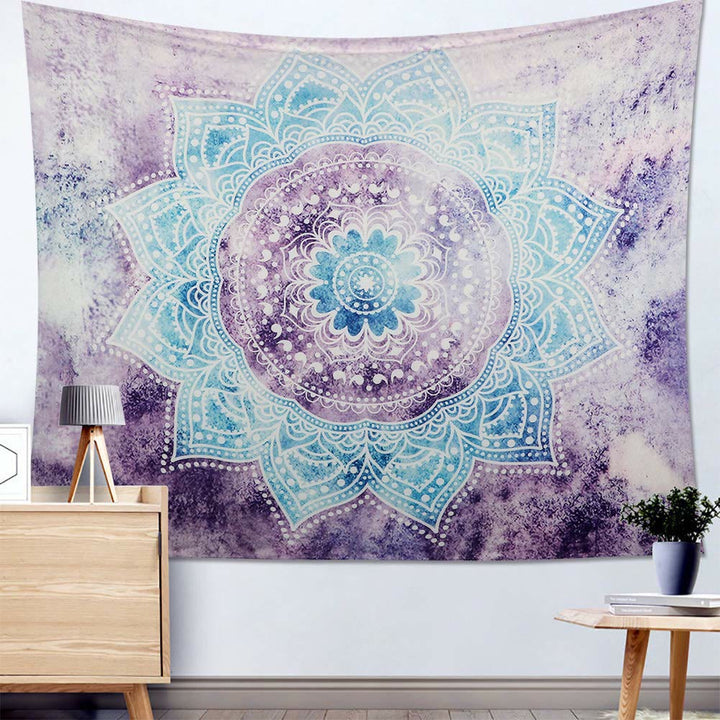 Olivenorma Mandala Purple Blue Wall Hanging Decor Tapestry - image 3