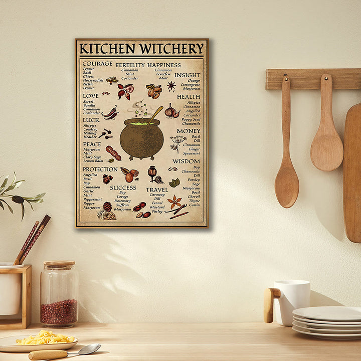 Olivenorma Magic Witch Halloween Kitchen Dining Wall Poster - image 0