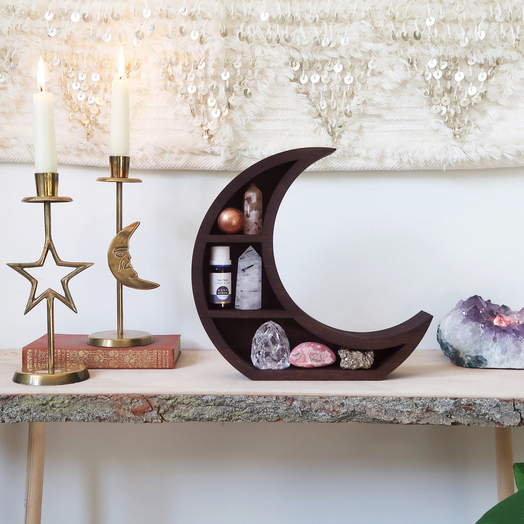 Olivenorma Handcrafted Moon Crystal  Shelf - image 2
