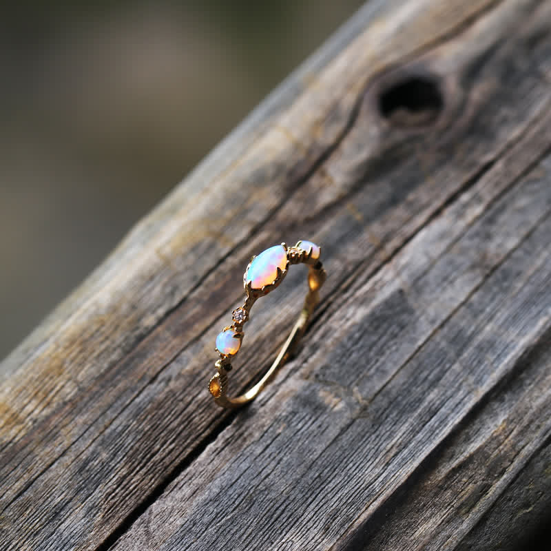 Olivenorma ”Love and Sincerity" - Opal Reki Vintage Ring - image 7