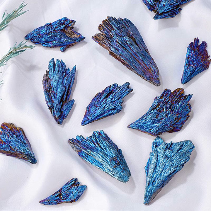 Olivenorma Plating Color Black Tourmaline Peacock Blue Natural Stone - image 5