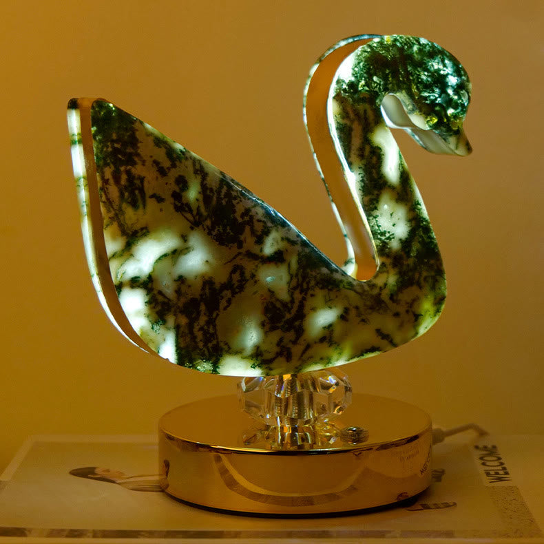 Olivenorma Natural Crystal Stone Table Night Lamp Gemstone Decoration - image 2