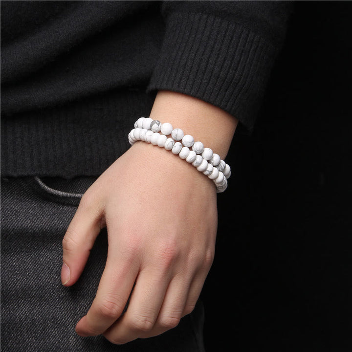 Olivenorma Beaded Jewelry For Man Double Layer Bracelet Set - image 12
