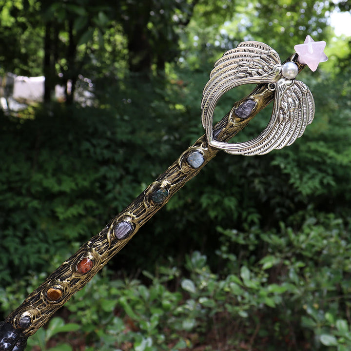 Olivenorma Natural Chakra Merkaba Crystal Wands - image 30