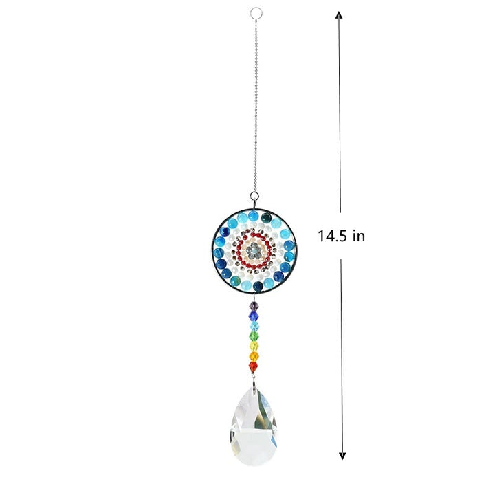 Olivenorma Crystal Suncatchers Handmade Chakra Wind Chime - image 11