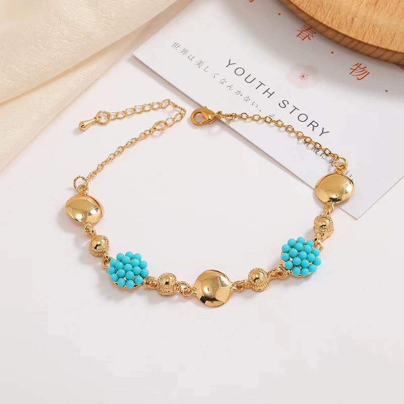 Olivenorma Blue Turquoise Evil Eye Bracelet - Evil Eye#4 - image 4