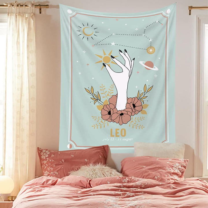 Olivenorma Magic Hand Tarot Zodiac Tapestry - image 41
