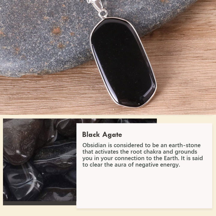 Olivenorma Natural Crystal Stone Necklace - image 7