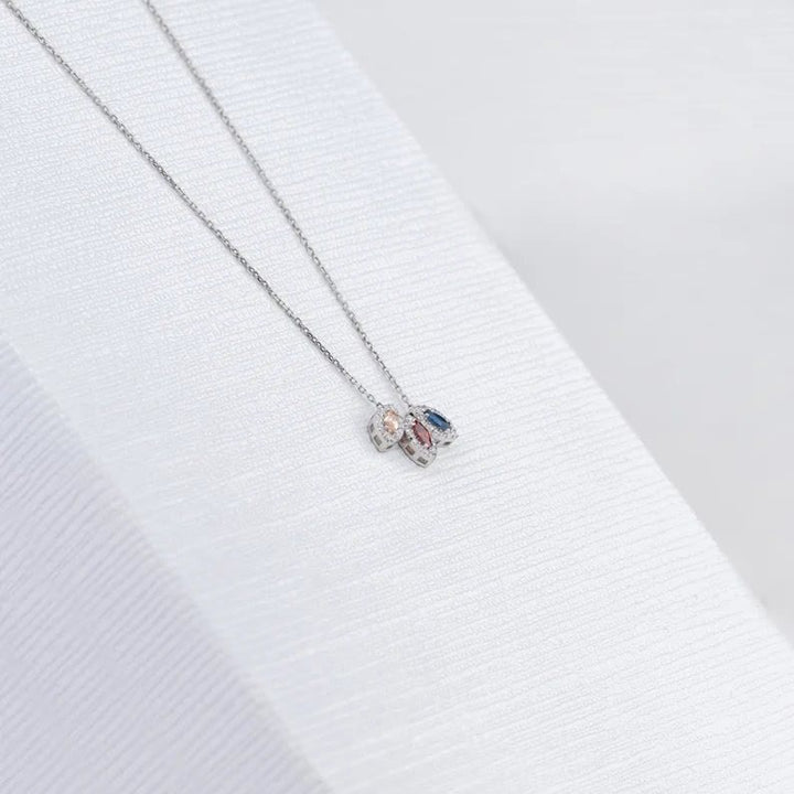 Olivenorma Tears Of Joy 1-8 Teardrop Birthstone Gift Card Necklace - image 17