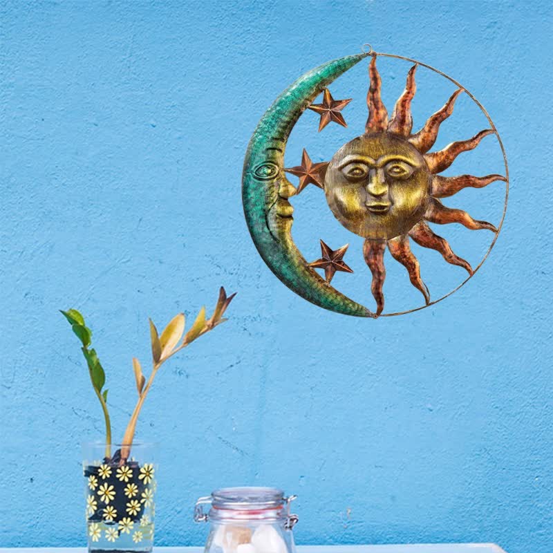 Olivenorma Sun Moon Face Wall Decor - image 4