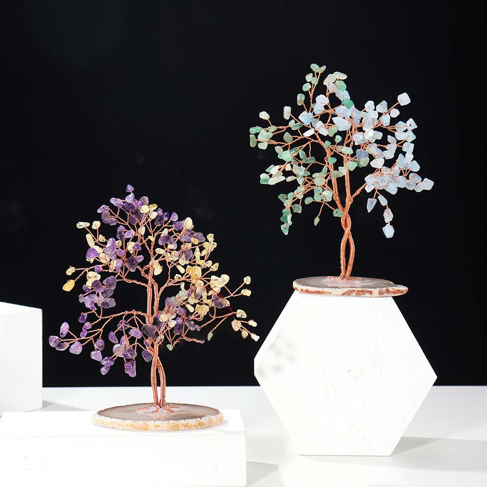 Olivenorma Natural Crystal Stone Feng Shui Tree - image 10