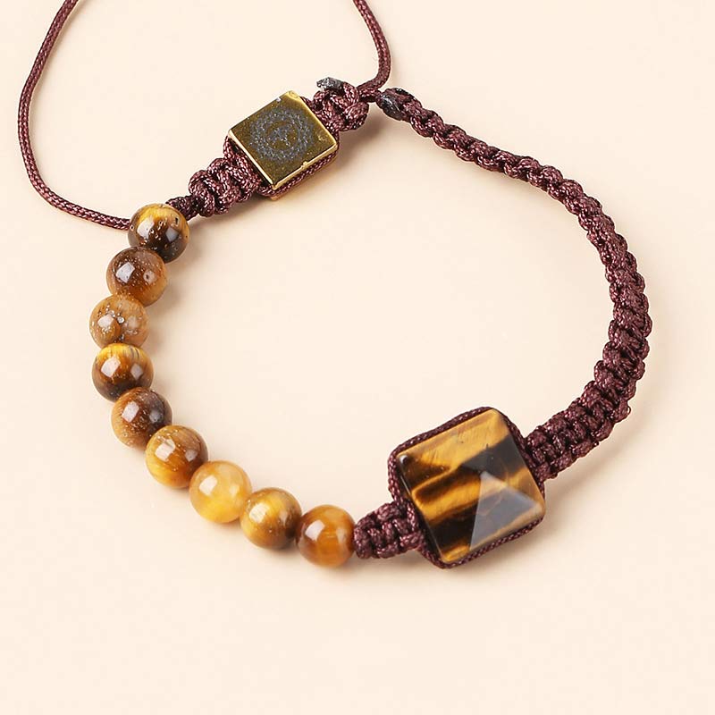 Natural Tiger Eye Protection Bracelet - Tiger Eye - image 1