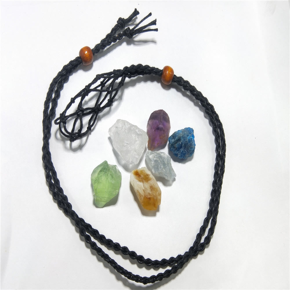 Olivenorma Handwoven Extra Large 5.5cm Adjustable Necklace Mesh Bag - image 14