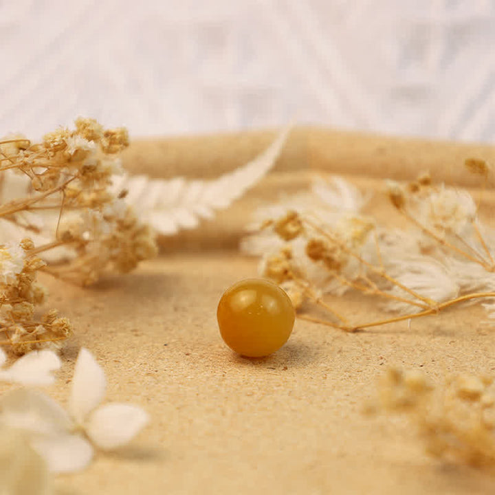 Olivenorma Yellow Jade Positive Crystal Sphere - image 2