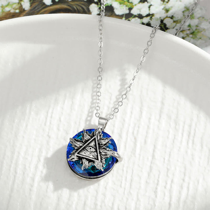 Olivenorma "You Always be Protected" - Evil Eye Necklace - Evil Eye#Triangle-Silver - image 9