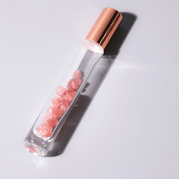 Olivenorma Roll-On Essential Oil Bottle Crystal Decoration - Rose Quartz - image 4