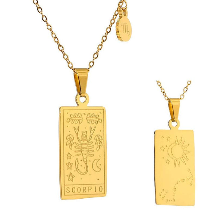 Olivenorma Gold Filled Chain Zodiac Necklace - image 7