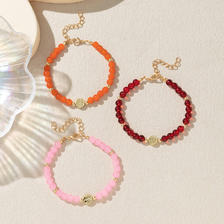 Olivenorma Multicolor Crystal Beaded Tree of Life Bracelet - image 13