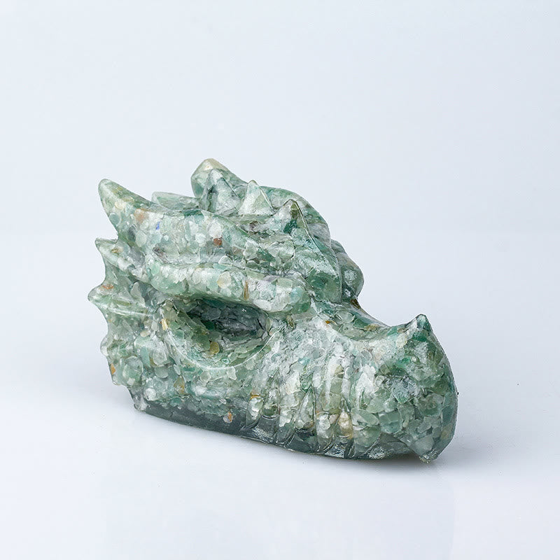 Olivenorma Crystal Epoxy Faucet 1kg Ornament Gemstone Decoration - Green Aventurine - image 10