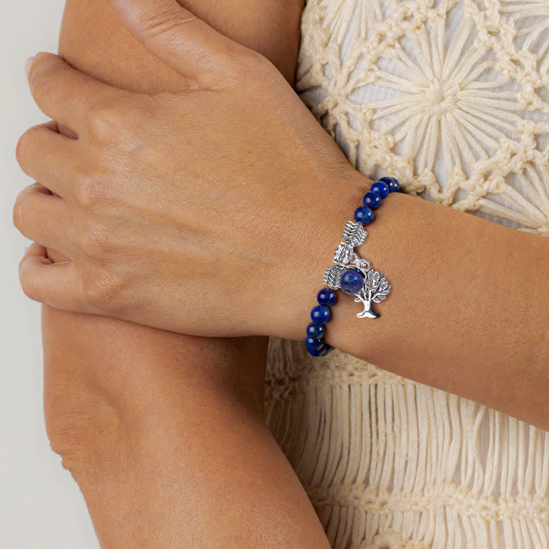 Natural Crystal Tree Of Life Bracelet - image 1