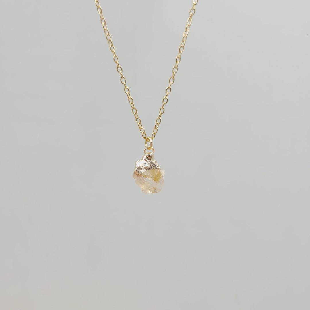 Olivenorma Irregular Crystal Raw Stone Gem gemstone Necklace - Citrine - image 17