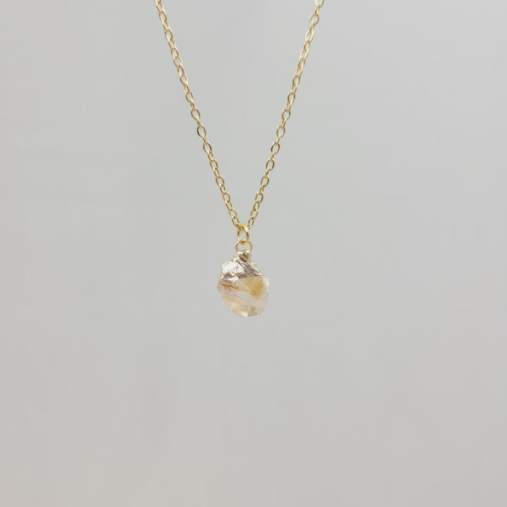 Olivenorma Irregular Crystal Raw Stone Gem gemstone Necklace - Citrine - image 17