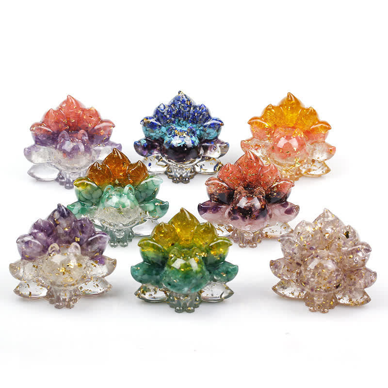 Olivenorma Nine-tailed Fox Gemstone Decoration - image 0